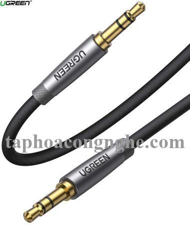 Ugreen 10116 3M 2 đầu 3.5mm dương màu Đen Cáp âm thanh cao cấp AV150 30010116